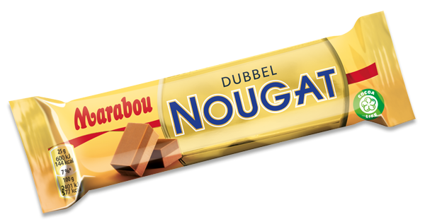 Marabou Dubbelbit Dubbel Nougat