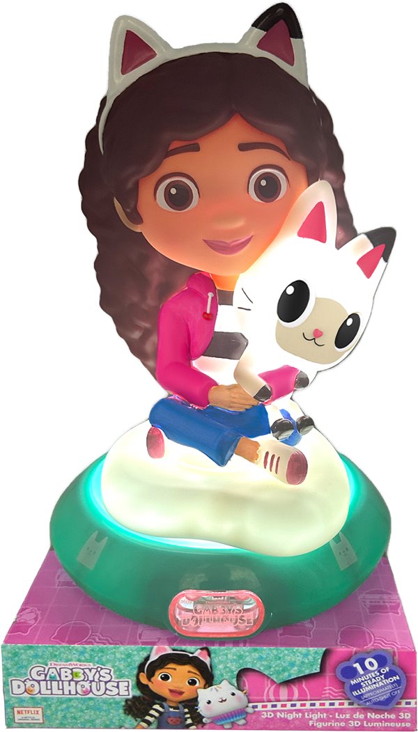 Gabby´s dockskåp 3D lampa