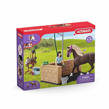 Häst, Tvättplats med Emily & Luna - Schleich 42438