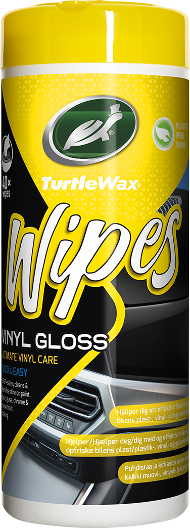 Turtle Wax - Vinyl Wipes Gloss 40st
