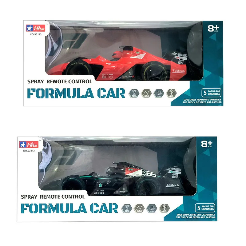 Rapid Speed R/C Formula Bil Röd Med Ånga