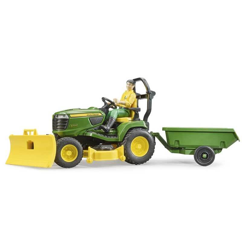 Gräsklippartraktor med schaktblad - 2
