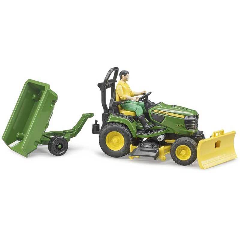 Gräsklippartraktor med schaktblad - 3