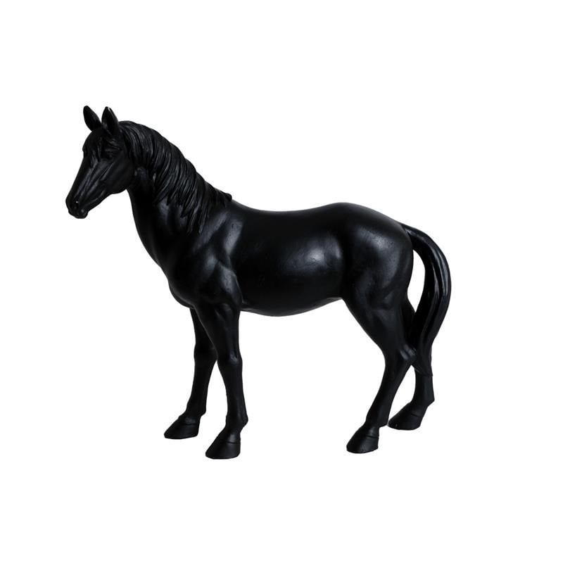 Häst svart L30cm