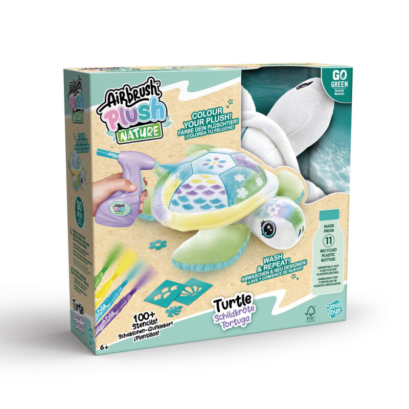 Airbrush Plush Sköldpadda - 3