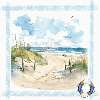 Matservetter Strand 20-pack