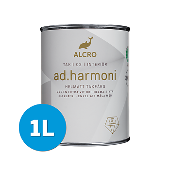 ad Harmoni Takfärg Vit 1L