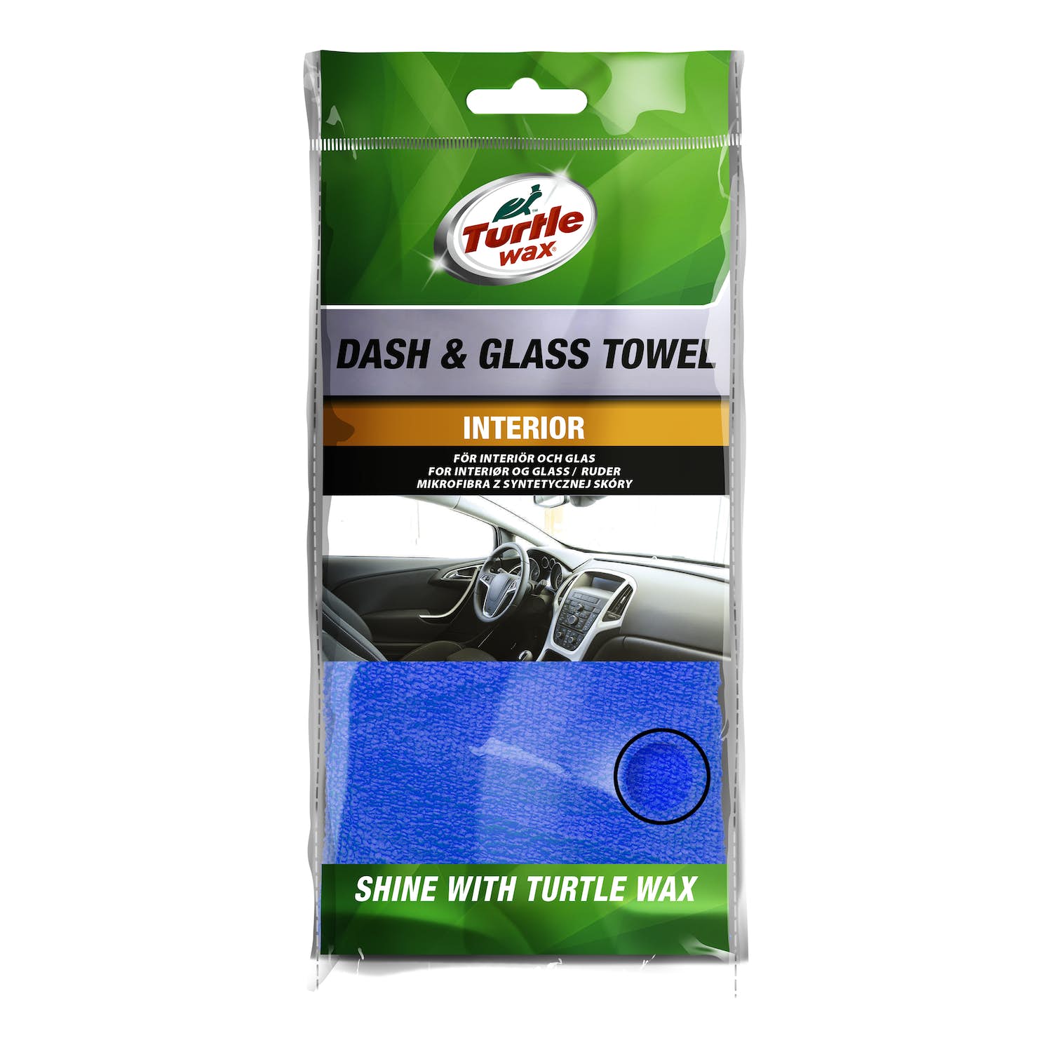 Turtle Wax - Dash & Glass Blå Tvättduk