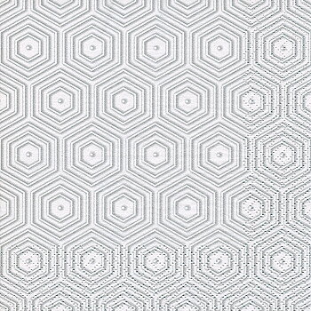 Matservetter Geometri Silver 20-pack