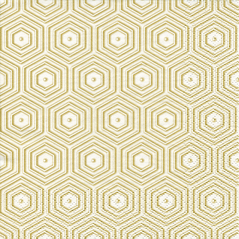 Matservetter Geometri Guld 20-pack