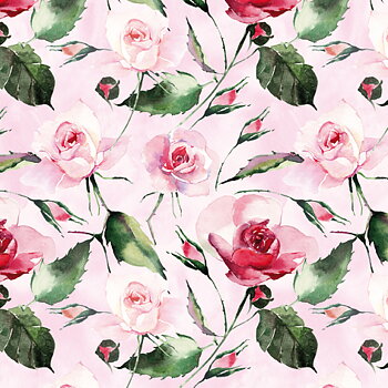 Matservetter Rosa Rosor 20-pack