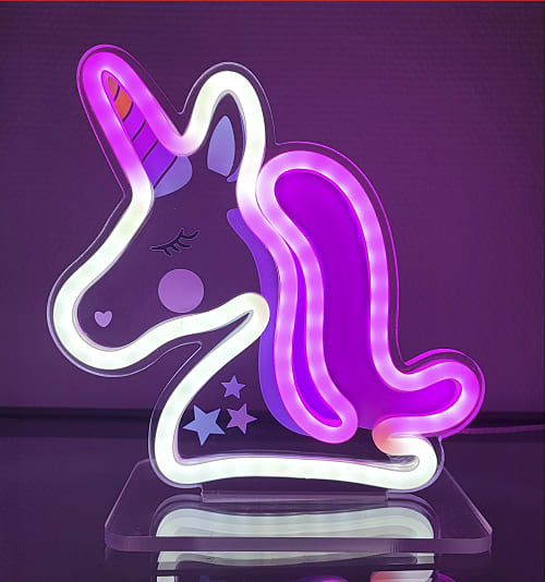 NEON-skylt Unicorn USB