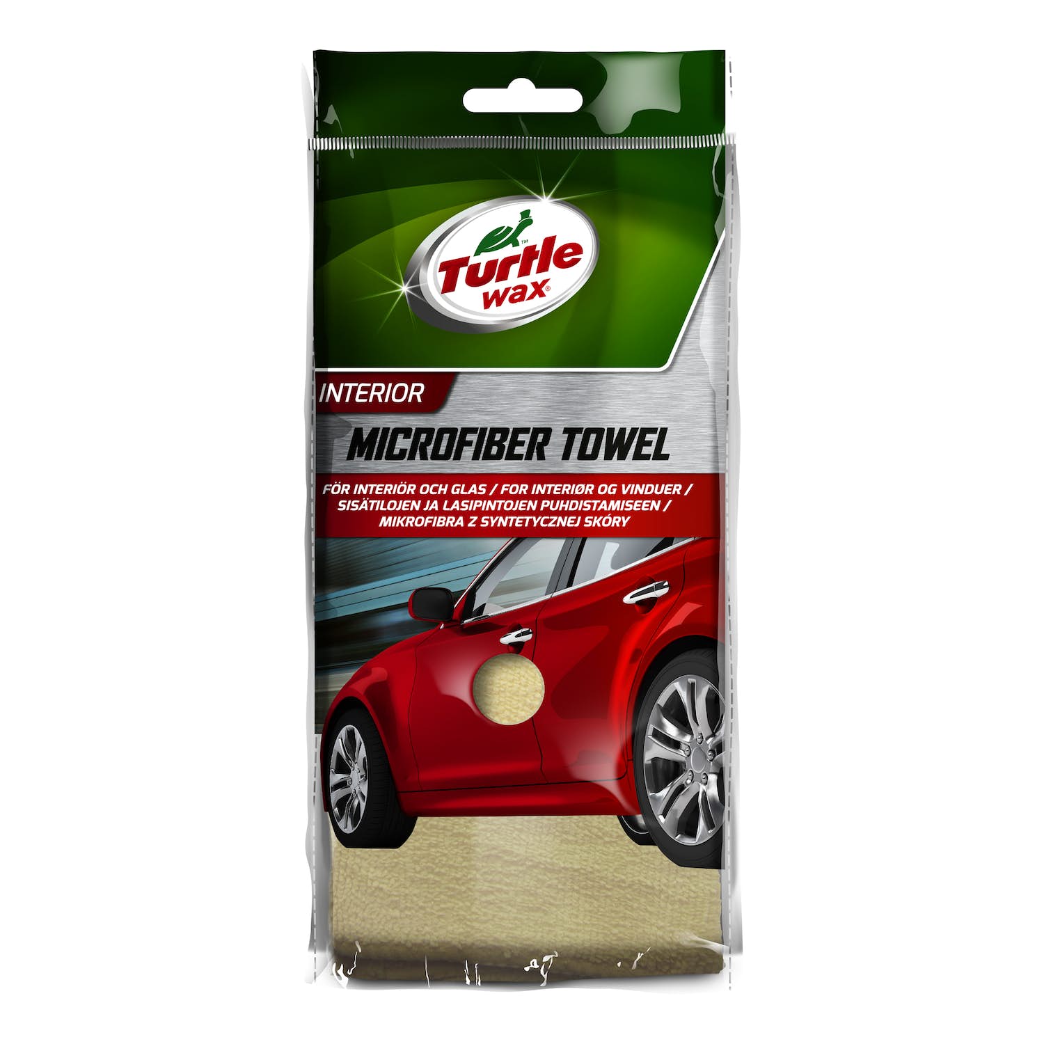 Turtle Wax - Microfiberduk Interiör Gul