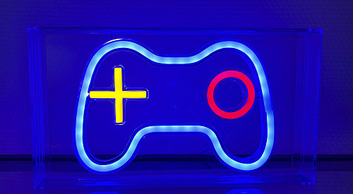 NEON-Skylt Gamer