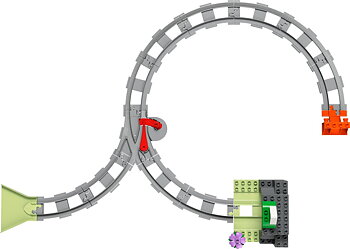 Tågtunnel och spår – Expansionsset - 10425