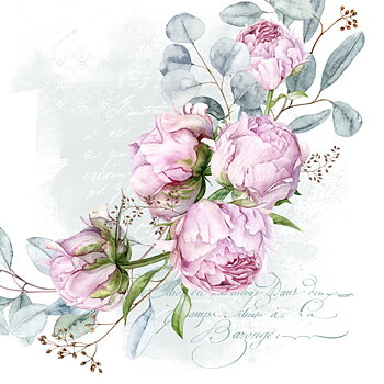 Matservetter Blomranka 20-pack