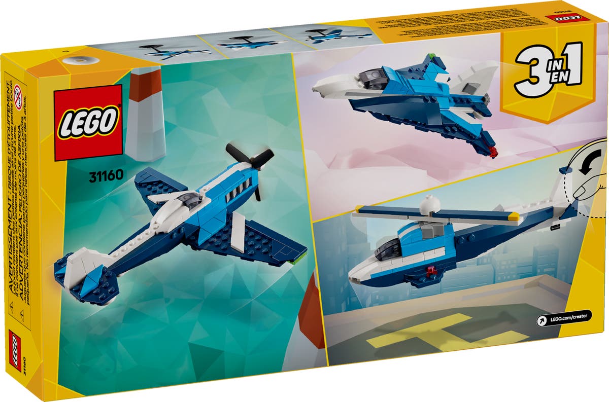 3-i-1 Flygplan: Racerplan - 31160 - 2