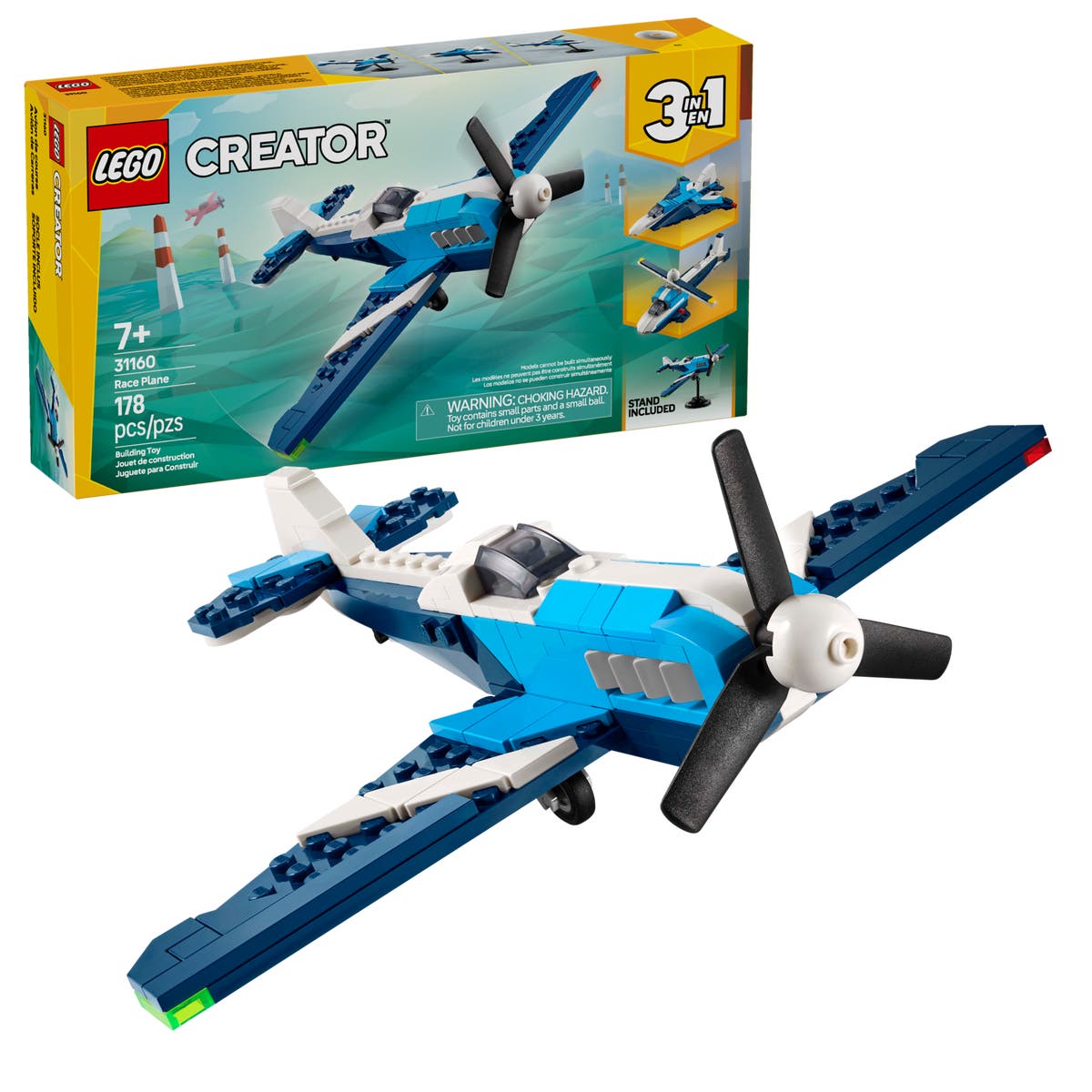 3-i-1 Flygplan: Racerplan - 31160