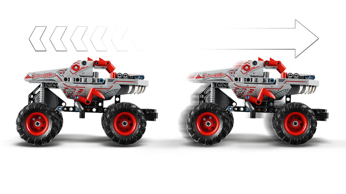 Monster Jam ThunderROARus med Pull-back - 42200 - 2