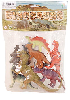 Leksaksdinosaurier 12st