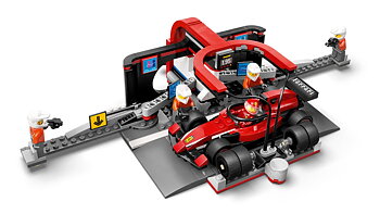 F1 Depåstopp & Depåteam med Ferraribil - 60443