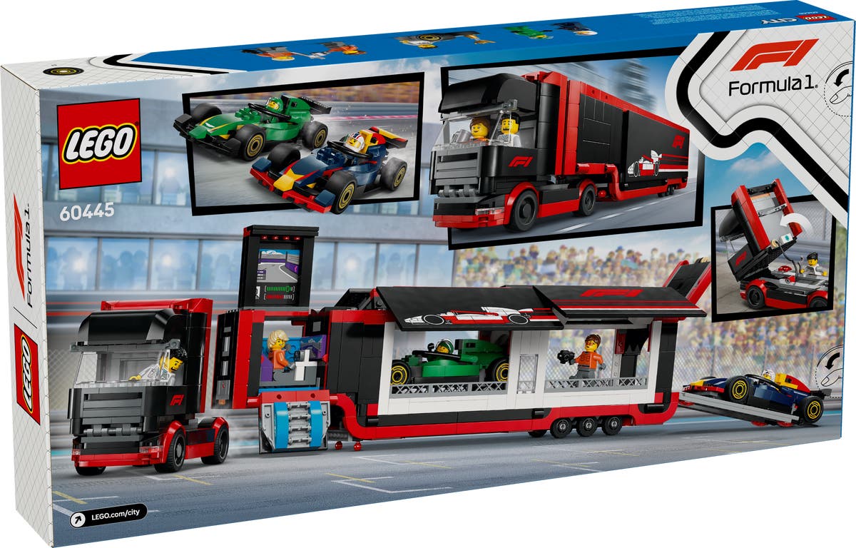 F1 Lastbil med RB20 & AMR24 F1-bilar - 60445 - 3