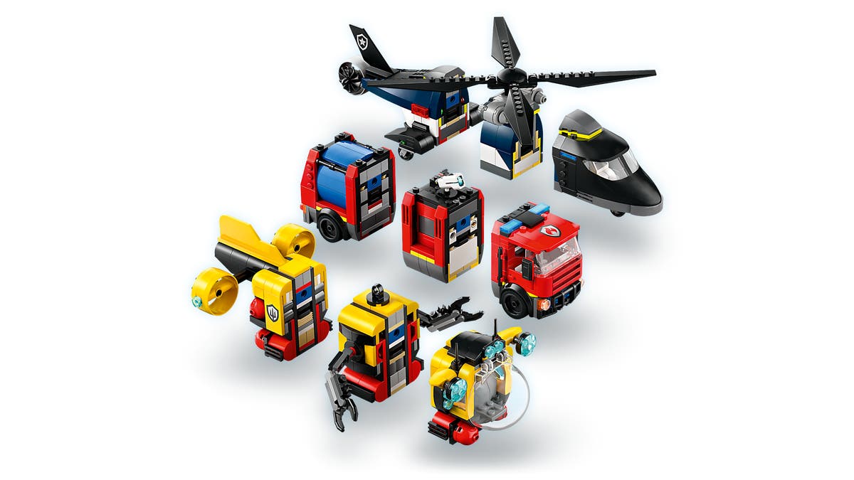 Helikopter, Brandbil och Ubåt - 60462 - 2