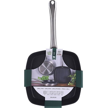 Grillpanna 26x26cm Aluminium