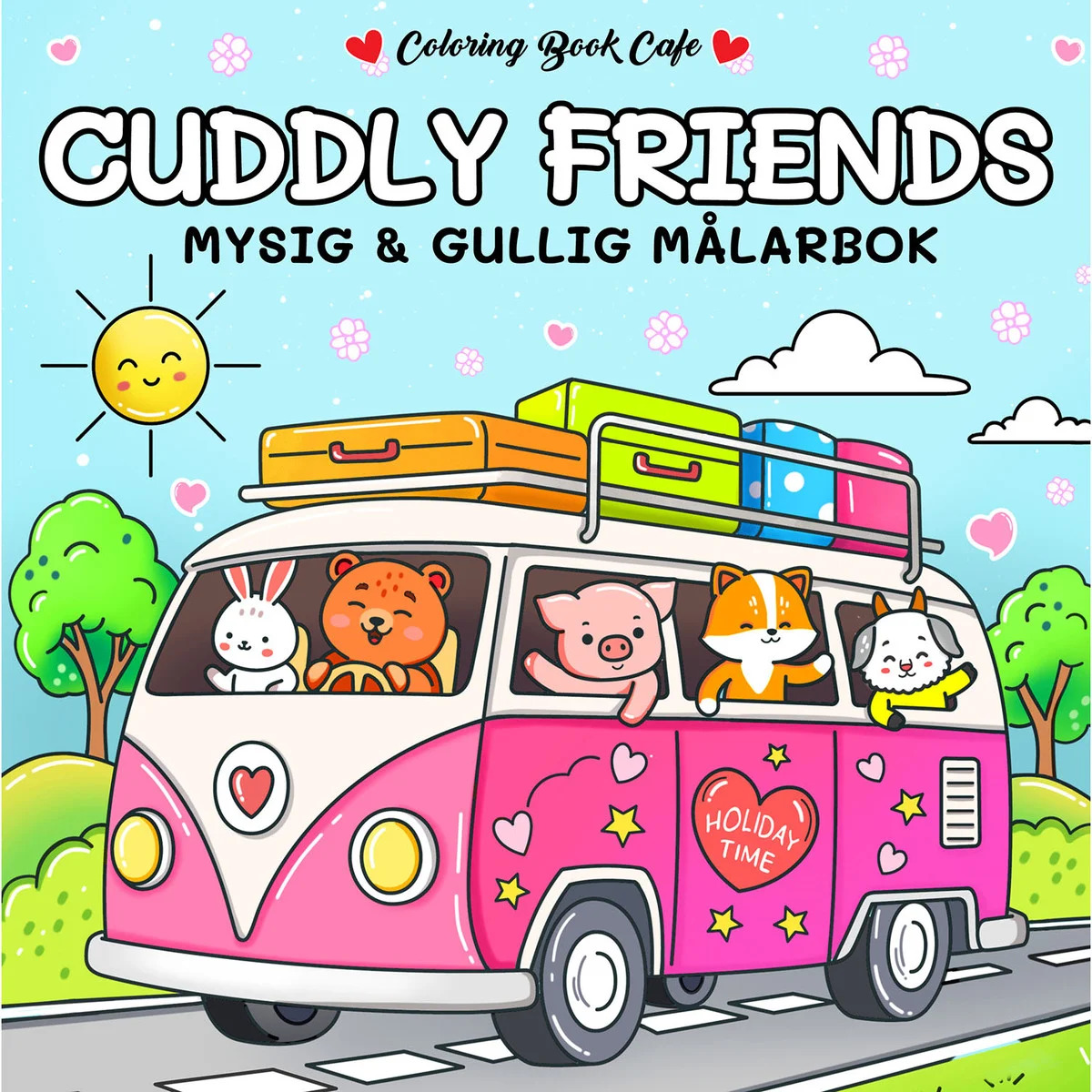Målarbok Cozy Cuddly Friends