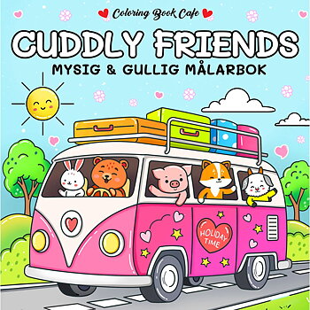 Målarbok Cozy Cuddly Friends