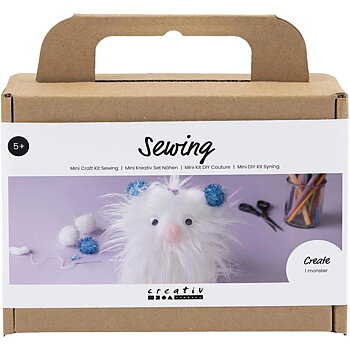 Mini DIY Kit Sömnad, Monster