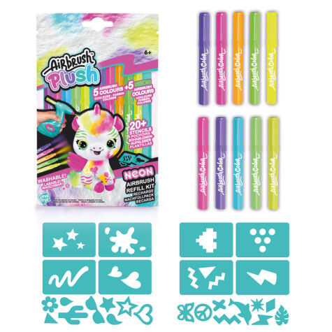 Airbrugsh Plush - Refill Neon - 2