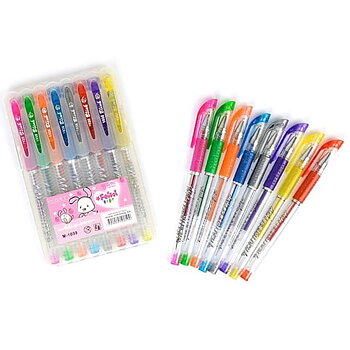 Glitterpennor 8-pack