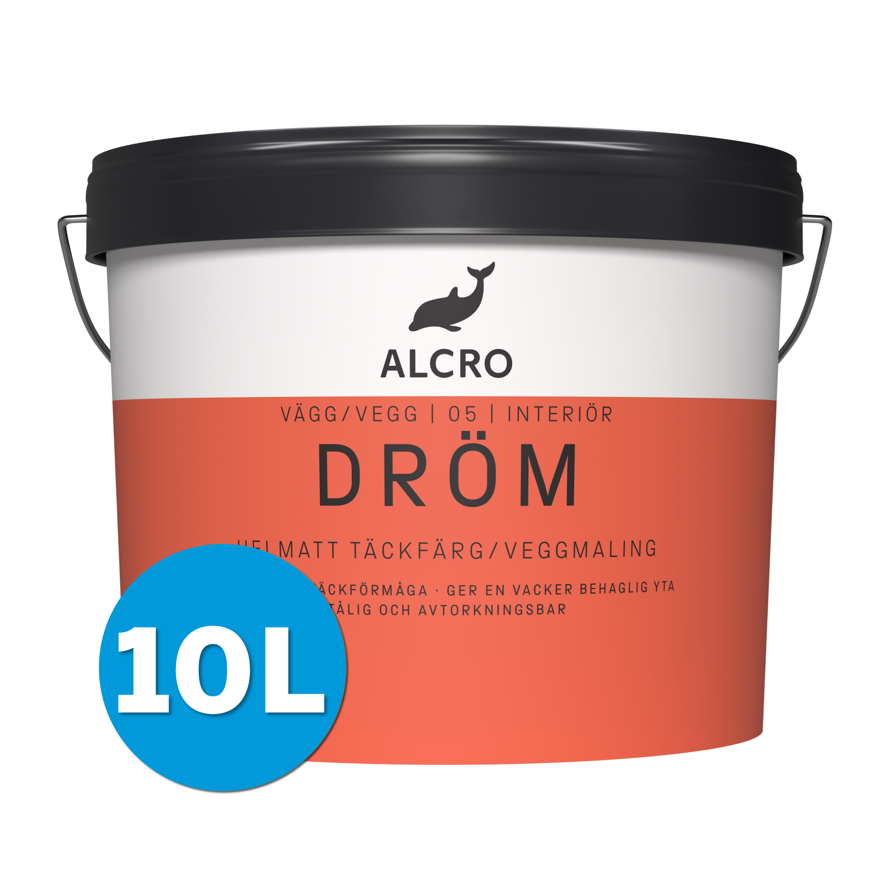Dröm Helmatt Väggfärg 10L