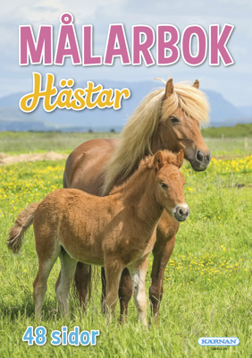 Målarbok Hästar