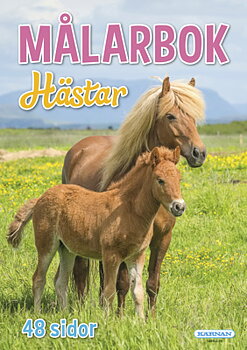 Målarbok Hästar