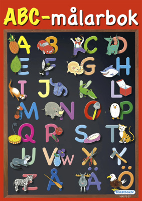 Målarbok ABC