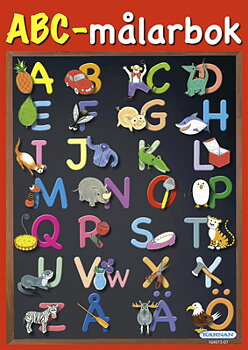 Målarbok ABC