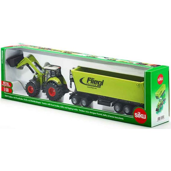Claas Axion 850 Traktor med Vagn - 2