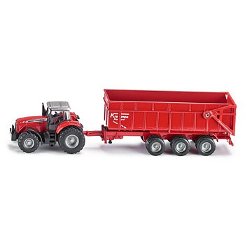 Massey Ferguson 8480 Traktor med Släp
