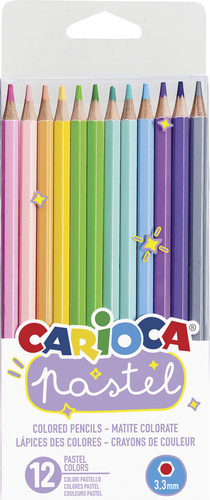Carioca Färgpennor pastel 12-pack