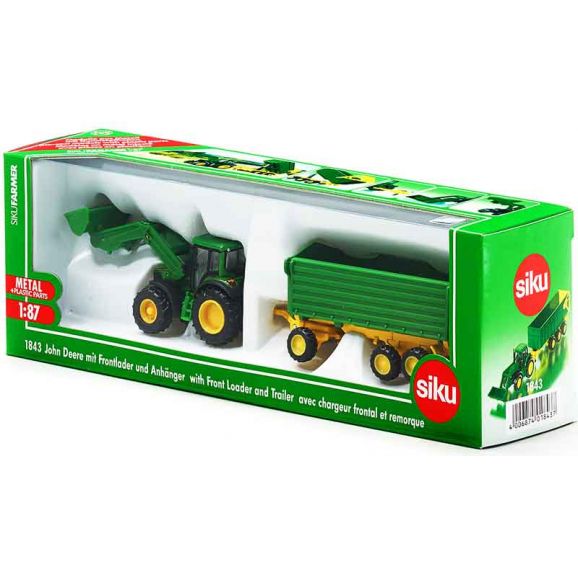 John Deere 6920 S Traktor med Lastare, Skopa och Släp - 2