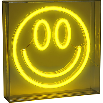 NEON sign smiley USB 18x18