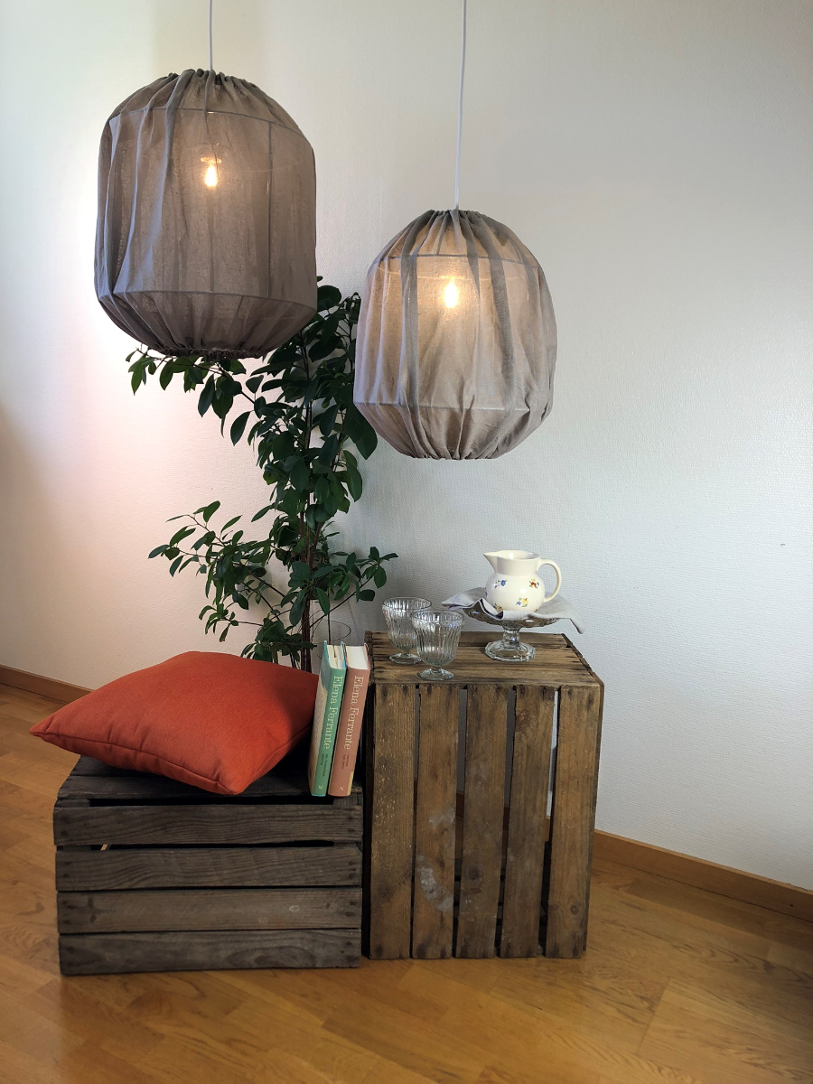 Taklampa Molly Grå 30cm - 2