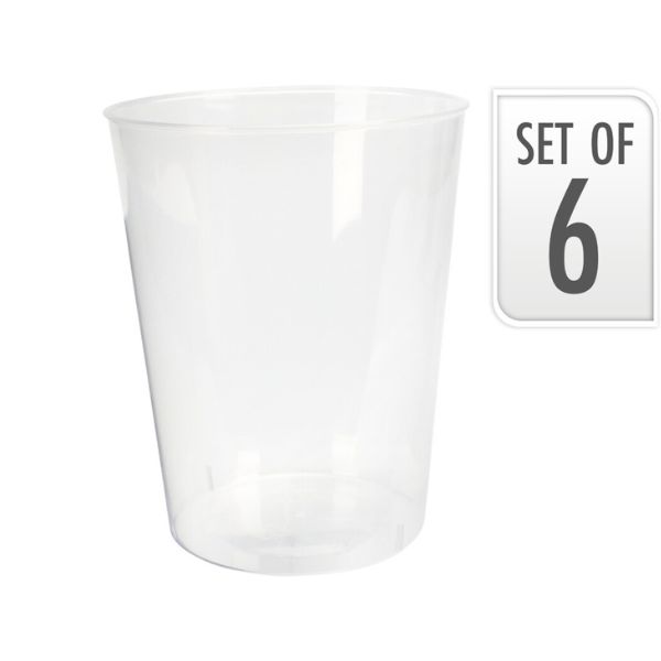 Plastglas 50cl 6-pack