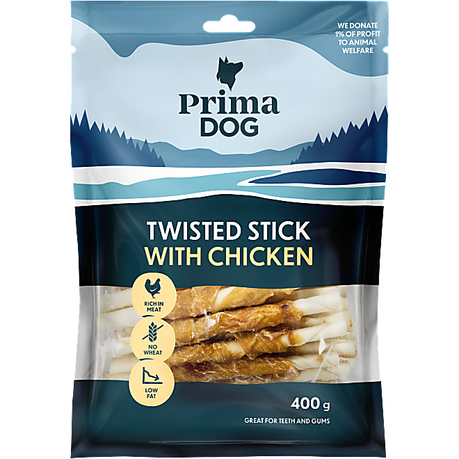 Tuggpinne med kyckling 13cm 400g 45-pack