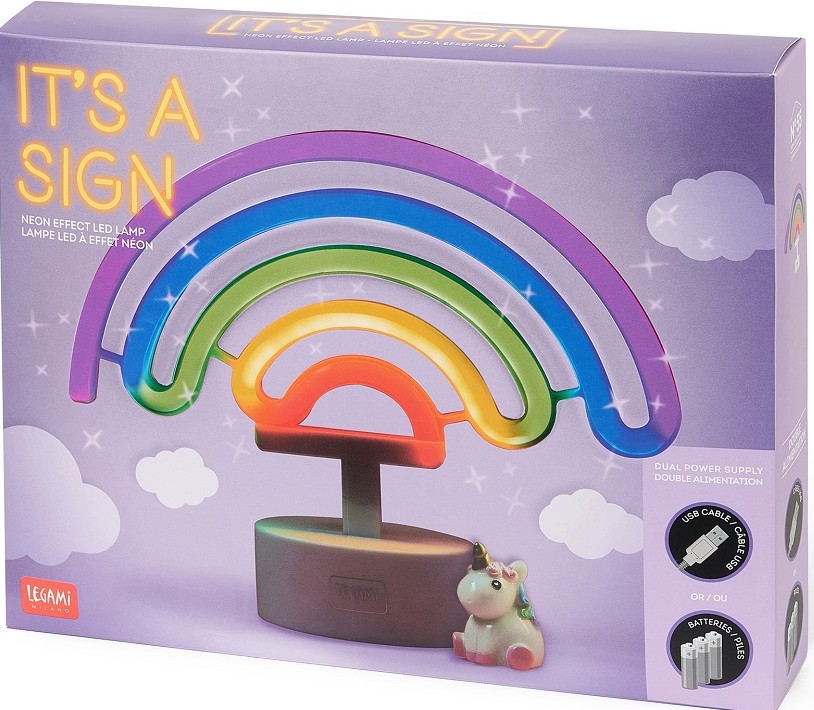 LED-lampa Rainbow It's a sign