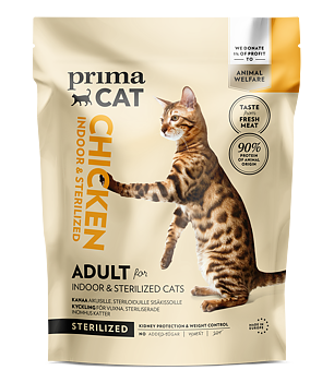 PrimaCat Adult Indoor & Sterilized Kyckling 1,4kg