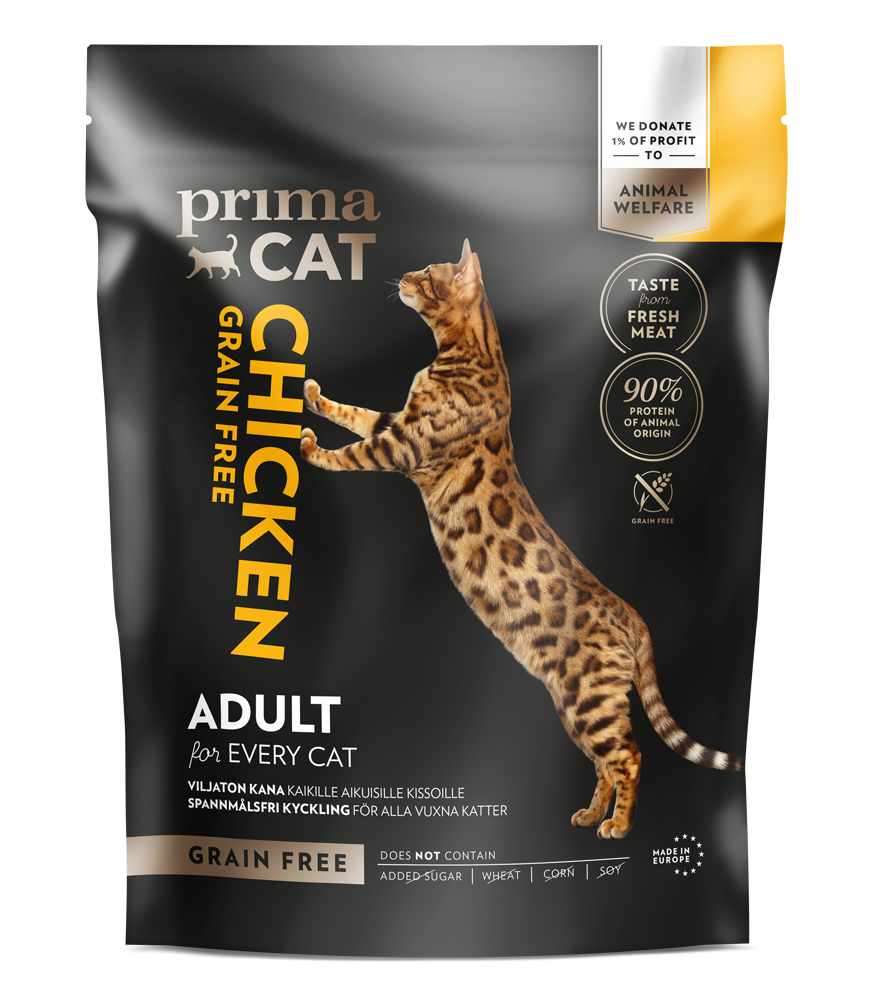 PrimaCat Adult GrainFree Kycklig 1,4kg