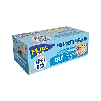 Mjau Megabox Kött & Fisk i gelé